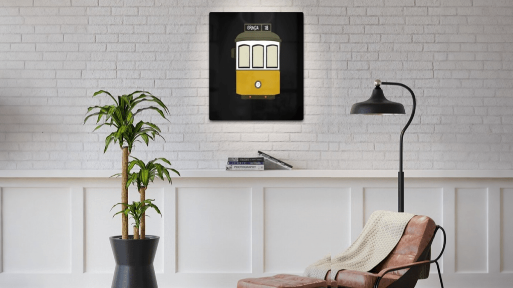 Get your own Lisbon Tram Art Print. Capture the Charm & Beauty of Lisbon Today! 1 Lisbon Tram Art Metal Print