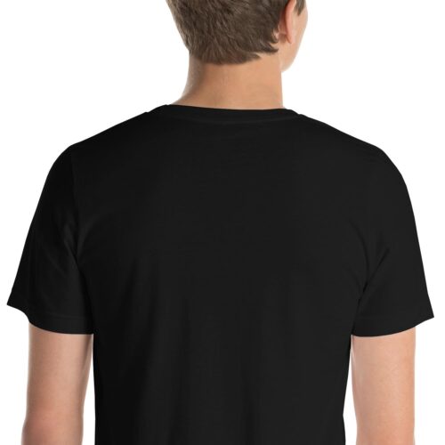 unisex staple t shirt black zoomed in 6367eaf31ff70